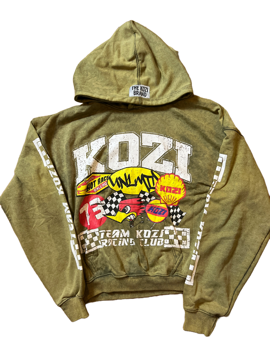 Raceway Hoodie (OLIVE GREEN)